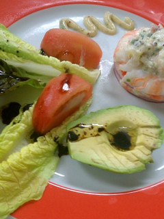 Una foto de Camarón rellenó en ensalada de langosta 