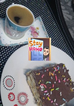 صورة لوصفة كيكة الشوكولاته البارده