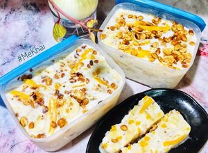 Hình của món Kem chuối mít.