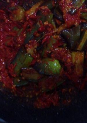 Foto resep Penyet terong sambal tempong ala riva