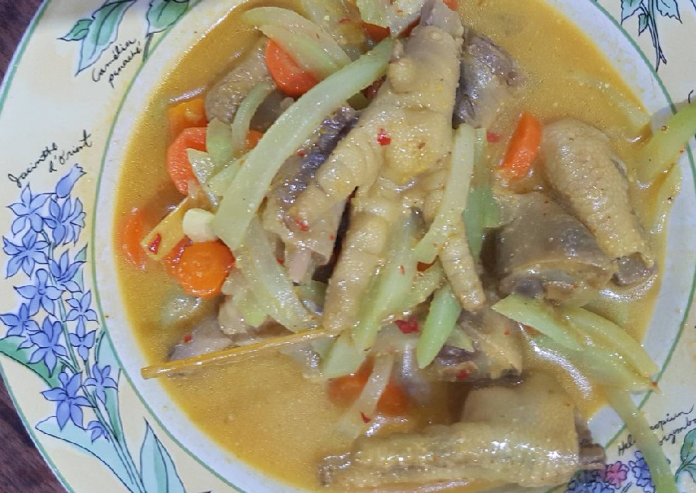 Sayur Ketupat Ceker
