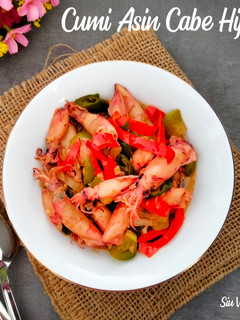 Foto resep Cumi Asin Cabe Hijau