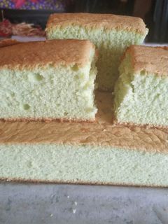 Foto resep 7. Bolu Pandan 3 telur (All in One Method)