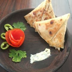 A picture of Whole Wheat stuffed Tortillas.