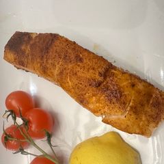 A picture of Simple Perfect Salmon - Air Fryer - 7 mins and AMAZING :P.