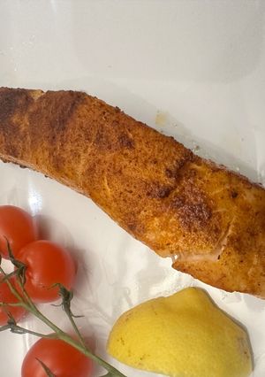 A picture of Simple Perfect Salmon - Air Fryer - 7 mins and AMAZING :P.