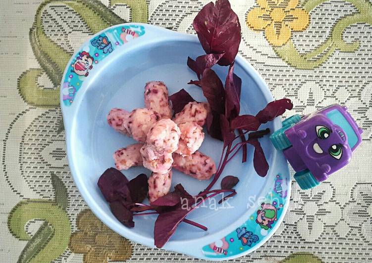 Nasi Kukus Merah Sehat | MPASI | bekal anak