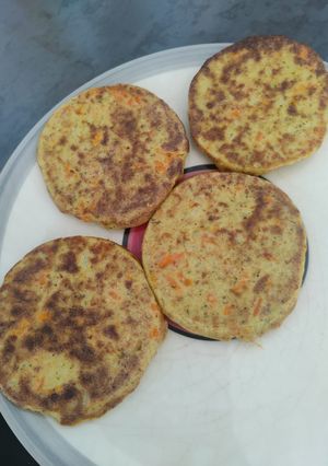 Une photo de Galettes de légumes surgelés (carotte chou fleur et brocolis vapeur)