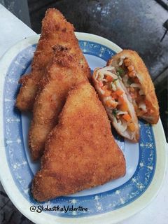 Foto resep Risoles Segitiga isi Ragout Sayuran 