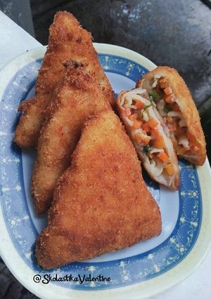 Foto resep Risoles Segitiga isi Ragout Sayuran 