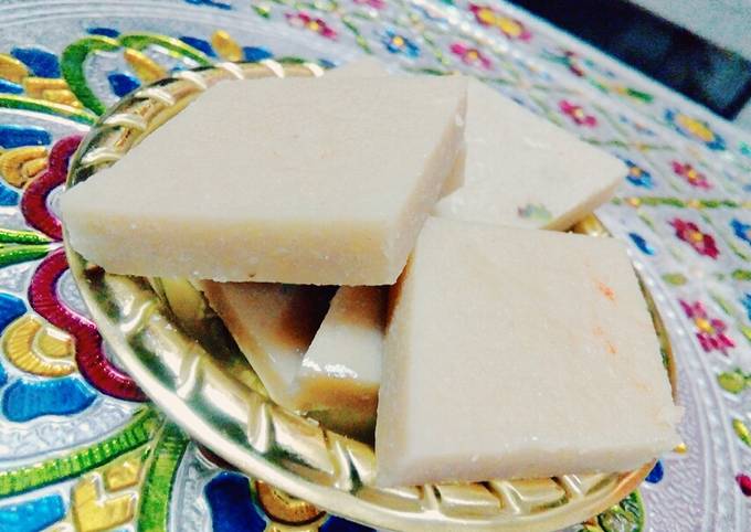 Kaju Katli Recipe By Tanuja Sharma - Cookpad