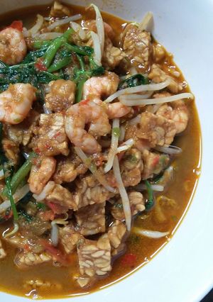 Foto resep Tumis udang kuah terasi 😄
