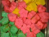 Tortitas de estrella multicolor