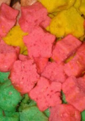 Una foto de Tortitas de estrella multicolor