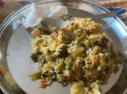 A picture of grind coriander leaves