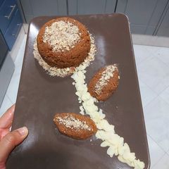 A picture of Anjeer badami halwa.