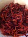 Ensalada de betabel y zanahoria