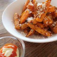 Patate dolci americane 'fritte' al forno-レシピのメイン写真