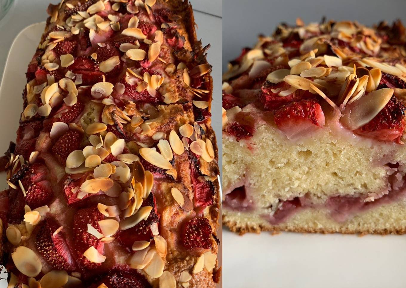 Cake fraise / amande