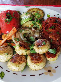 Una foto de Parrillada de verduras