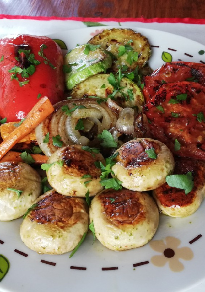 Una foto de Parrillada de verduras