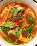 🌱 Canh Chua Nấm Vị Tomyum Cay (Chay)