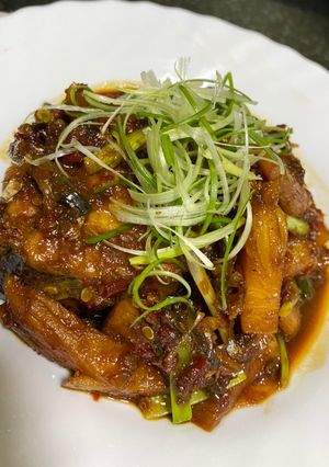 A picture of Batang Fish in Pineapple Chilli Gravy.