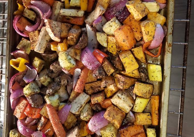 Step-by-Step Guide to Make Quick Oven roasted vegies