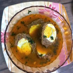Mutton Nargasi koftay A picture of Mutton Nargasi koftay.