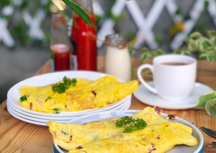 Langkah Mudah untuk Menyiapkan French Style Omelette Anti Gagal