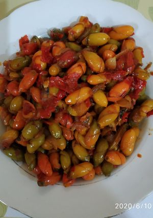Foto resep Balado Kulit Belinjo Teri (enndul)