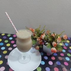 A picture of Banana coffee smoothie.