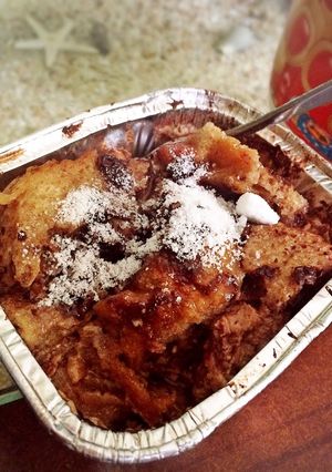 Foto resep Puding Roti Gandum Simple Rendah Kalori Kukus