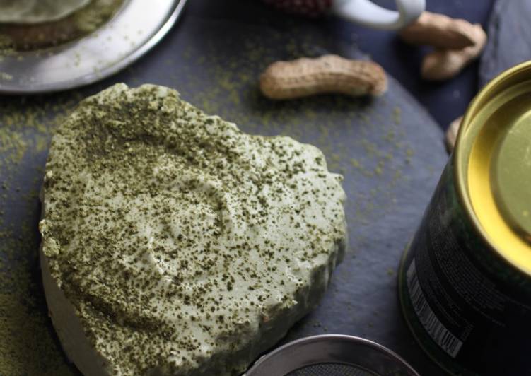 MATCHA CHEESECAKE ๐ฟ no-bake and KETO friendly MATCHA CHEESECAKE ๐ฟ no-bake and KETO friendly
