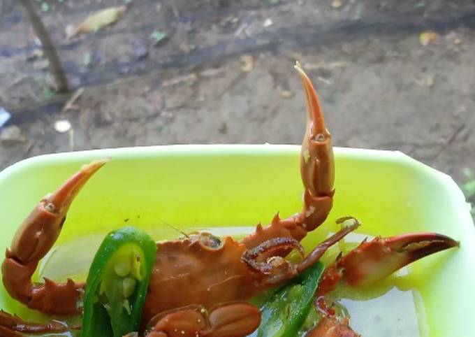 Cara Gampang Menyiapkan 12.Baby Kepiting Kuah Santan yang Enak Banget