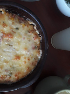 Una foto de Machas a la parmesana