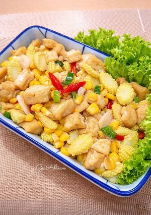 Foto resep Tumis Tahu & Duo Jagung