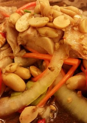 泰式涼拌雞絲 的食譜成品照片