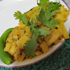 A picture of Aluu Bhujia.
