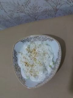 عکسی از دستور ماست و کدو سبز با طعم زیره