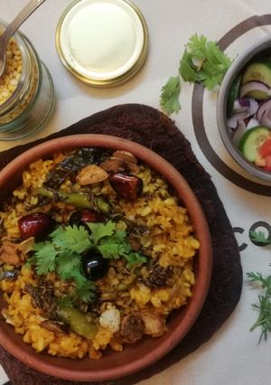 A picture of Moong daal fry.