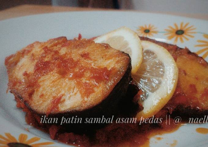 Ikan patin sambal asam pedas