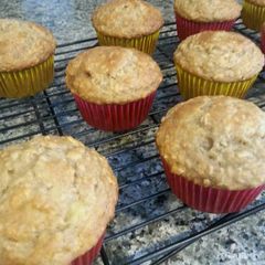 A picture of Banana Oat Muffins.