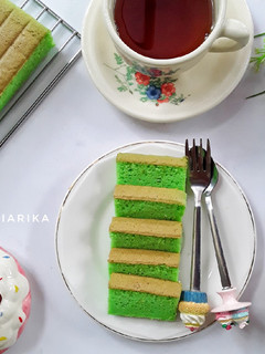 Foto resep Pandan Ogura Cake #BandungRecook2_MarletaAlwi