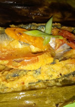 Foto resep Pepes ikan layang bumbu kuning