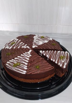 عکسی از دستور چیز کیک دبل چاکلت