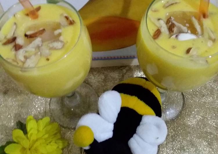 Simple Way to Prepare Perfect Honey Mango Shake