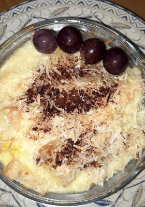 Foto resep Pudding Roti Microwave