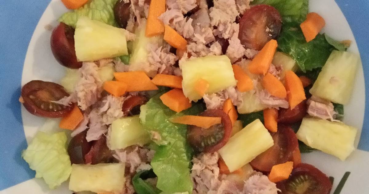 Ensalada de atún con piña - 10 recetas caseras- Cookpad