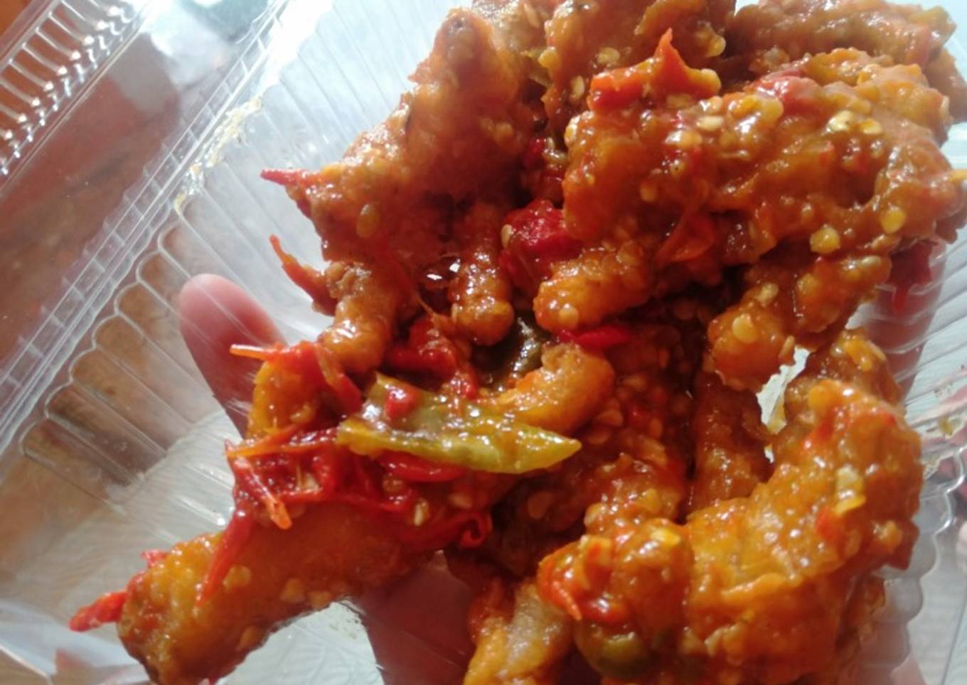 Ceker crispy mercon